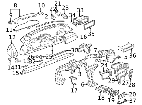 Instrument Panel for 2005 Porsche 911 #4