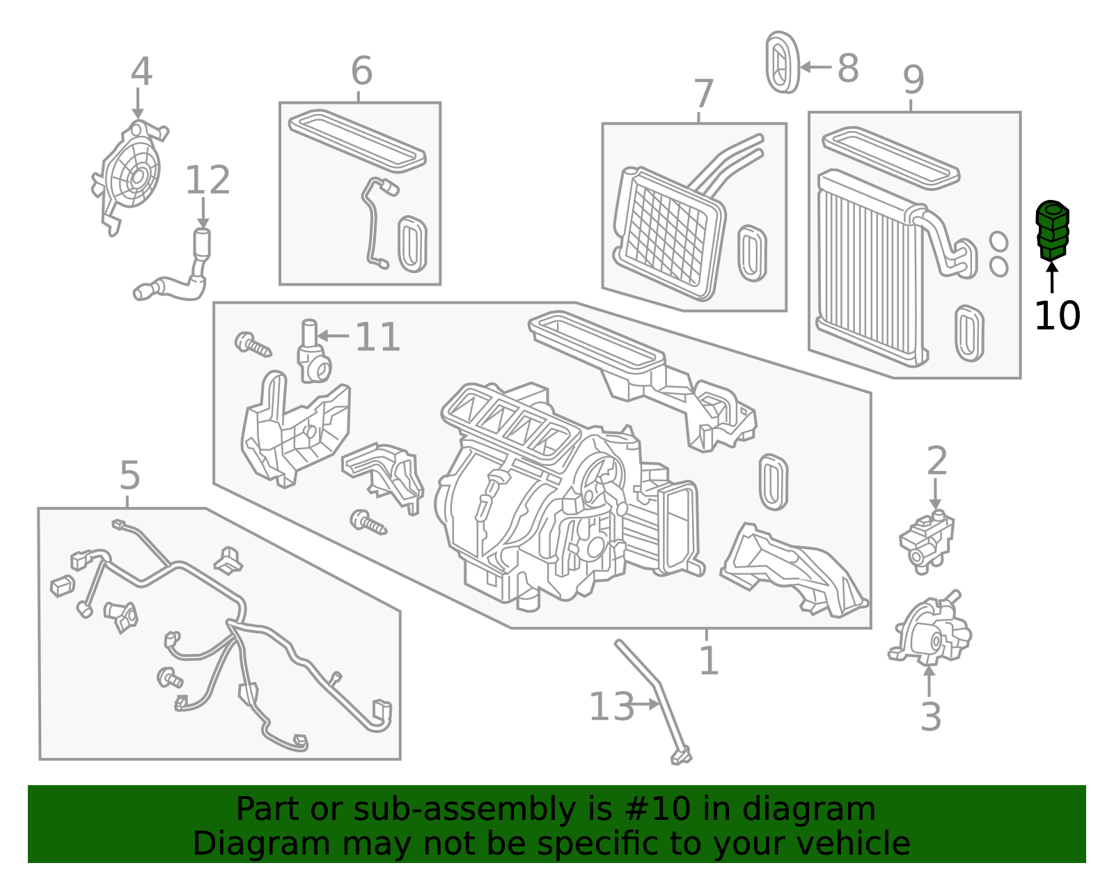 2017-2021 Honda Clarity Expansion Valve 80220-TRT-003 | OEM Parts Online