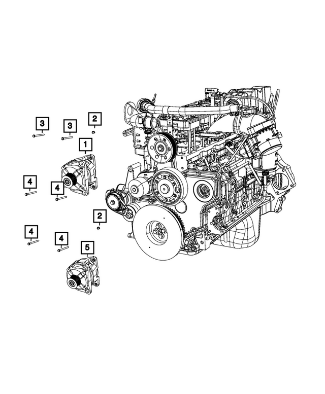 68617107AB - Electrical: Engine Generator for Mopar Image