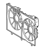 167110P230 - Cooling System: Fan Shroud for Toyota: Highlander Image