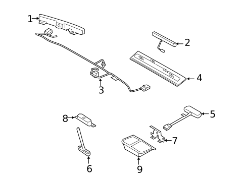 Interior Lamps for 2023 Ford Police Interceptor Utility #0