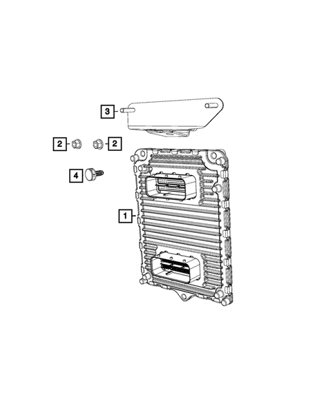 Keys, Modules and Engine Controllers for 2016 Dodge Challenger #5