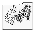 88400G9031XKB - : Seat Back Assembly for Genesis: G70 Image