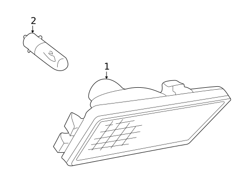 Signal Lamps for 2006 Mercedes-Benz CL 65 AMG&reg; #0