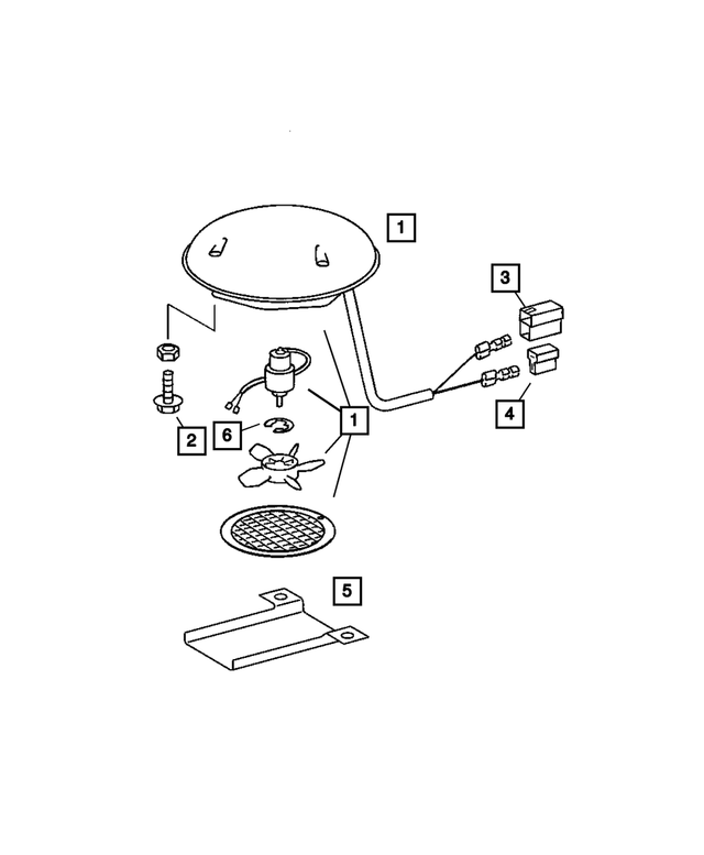 5126198AA - Air Conditioning &amp; Heater: Bolt for Mopar Image
