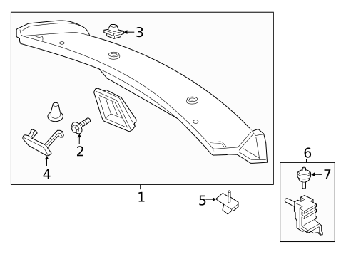 Interior Trim - Trunk for 2017 Lincoln Continental #0
