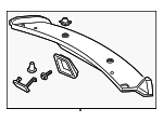 GD9Z5445594AA - Body: Trunk Lid Trim for Lincoln: Continental Image