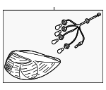 K32A51160A - Electrical: Tail Lamp Assembly for Kia: Rio Image