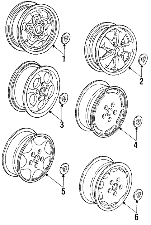 Wheels for 1987 Porsche 944 #0