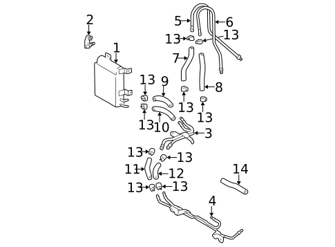 Trans Oil Cooler for 2001 Lexus RX300 #0