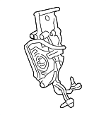 8K0819333C - HVAC: HVAC Heater Mode Door Lever for Audi Image