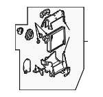 8K1898191A - HVAC: A/C Evaporator Core And Case Assembly for Audi Image