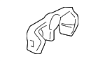 8K0820536A - HVAC: A/C Evaporator Core Seal for Audi Image
