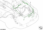 61126813091 - Vehicle Electrical System: Wiring Harness for Decklid for BMW Image