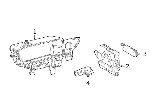 Communication System Components for 2018 Lexus RX350L #0