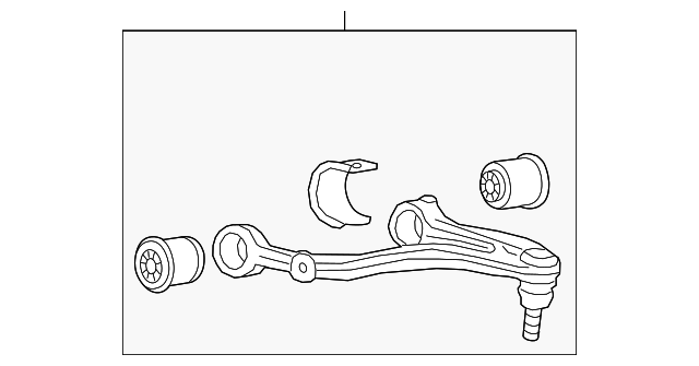 2019-2025 GM (Replaces 84437972) Front Passenger Side Upper Control Arm ...