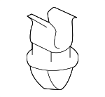 90672TG7A01 - Body: Support Rod Holder for Honda: Odyssey, Passport, Pilot, Ridgeline Image