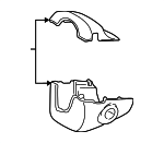 4840050J50P4Z - Steering: Shroud for Suzuki Image
