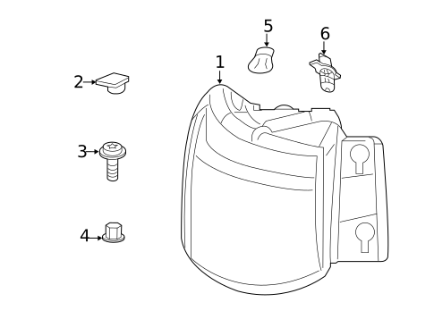 Tail Lamps for 2017 Jeep Compass #1