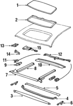 9285640230370K - Body: Air Deflector for Porsche: 928 Image
