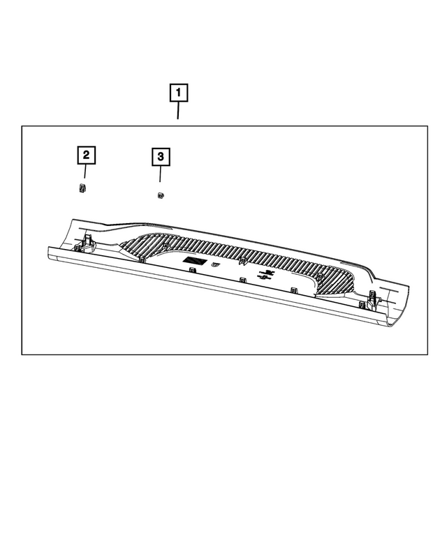68771902AA - Interior Trim: Clip for Mopar Image