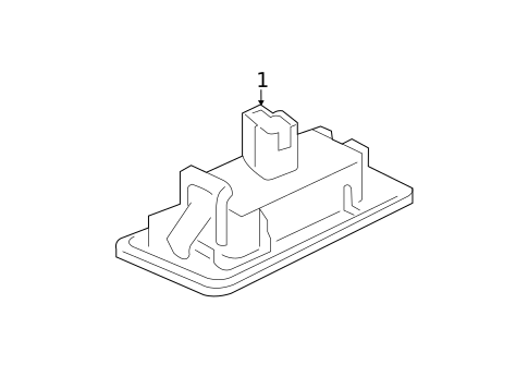 License Lamps for 2022 Volkswagen Passat #0