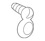 MR602020 - Body: Door Trim Panel Screw for Mitsubishi Image
