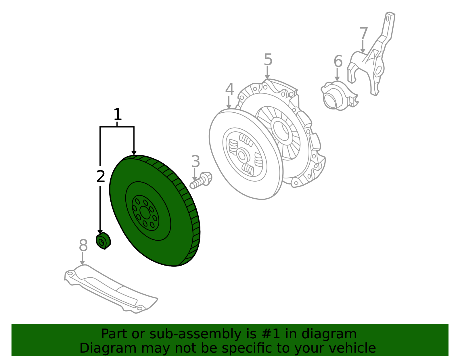 Clutch Flywheel 12342AA071 | Subaru Online Parts