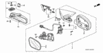 90145S04006 - Interior/Bumper: SCREW (3X16) for Honda Image