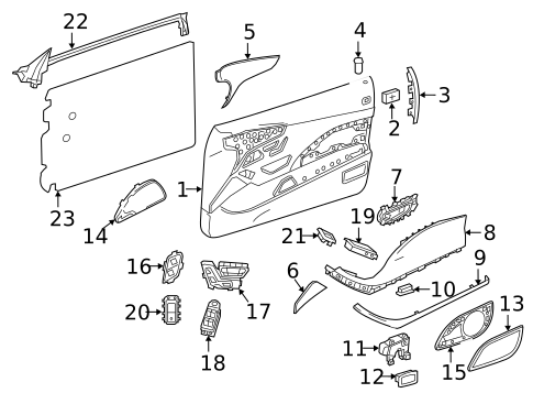 Trunk for 2021 Mercedes-Benz S63 AMG #1