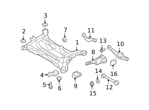 Hardware, Fasteners & Fittings for 2010 Ford Edge #0