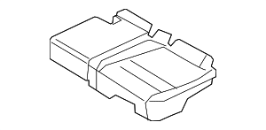 9Y3885375G - Body: Seat Cushion Pad for Porsche Image