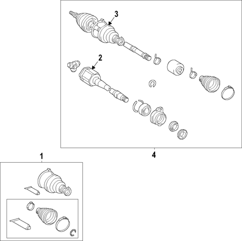 Axle Shafts & Joints for 2023 Toyota Venza #0