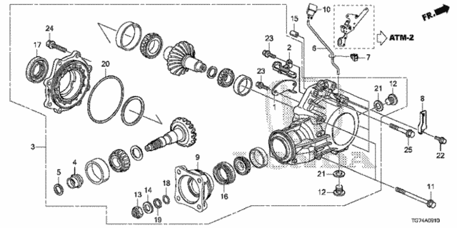 AT Transfer (6AT) for 2016 Honda Pilot #0
