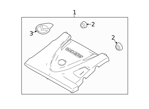 Engine Appearance Cover for 2010 Mazda RX-8 #0