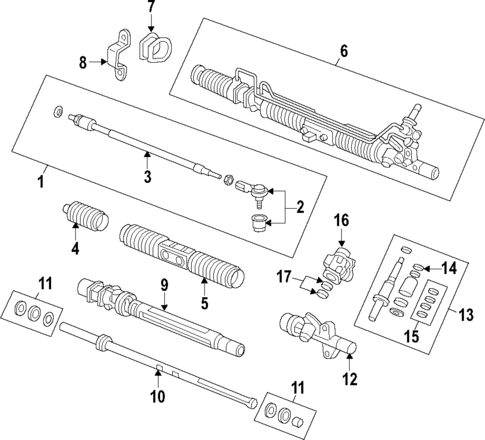 P/S Pump & Hoses for 2008 Honda Element #0