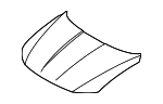 66400N9000 - Body: Hood for Hyundai Image