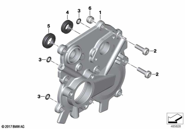23237683300 - Manual Transmission: O-Ring - 10X6X2 for BMW-Motorrad Image