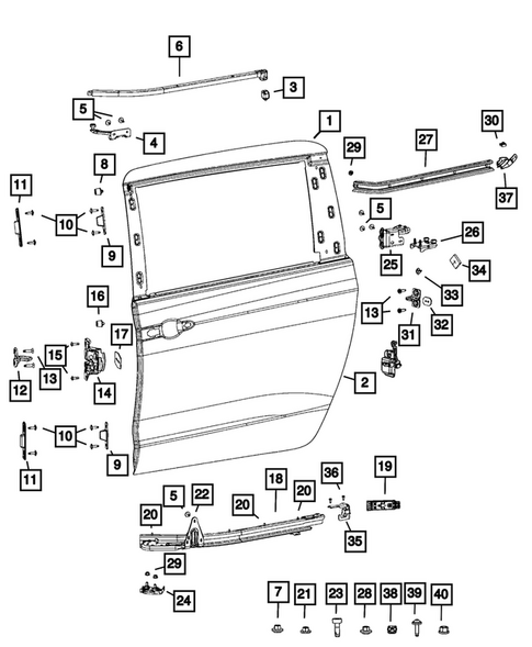 Sliding Cargo Door for 2026 Chrysler Pacifica #1