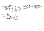 61311383477 - Vehicle Electrical System: Switch Seat Adjusting Front Left for BMW Image