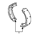 171434 - Brakes: ACDelcoâ„¢ Drum Brake Shoe for GM Image