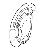 52125024AB - Brakes: Splash Shield for Dodge: Nitro | Jeep: Liberty Image