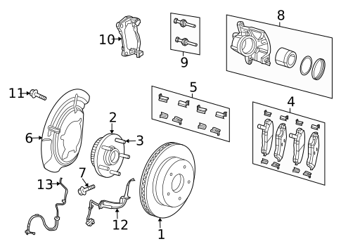 Front Brakes for 2010 Dodge Nitro #0
