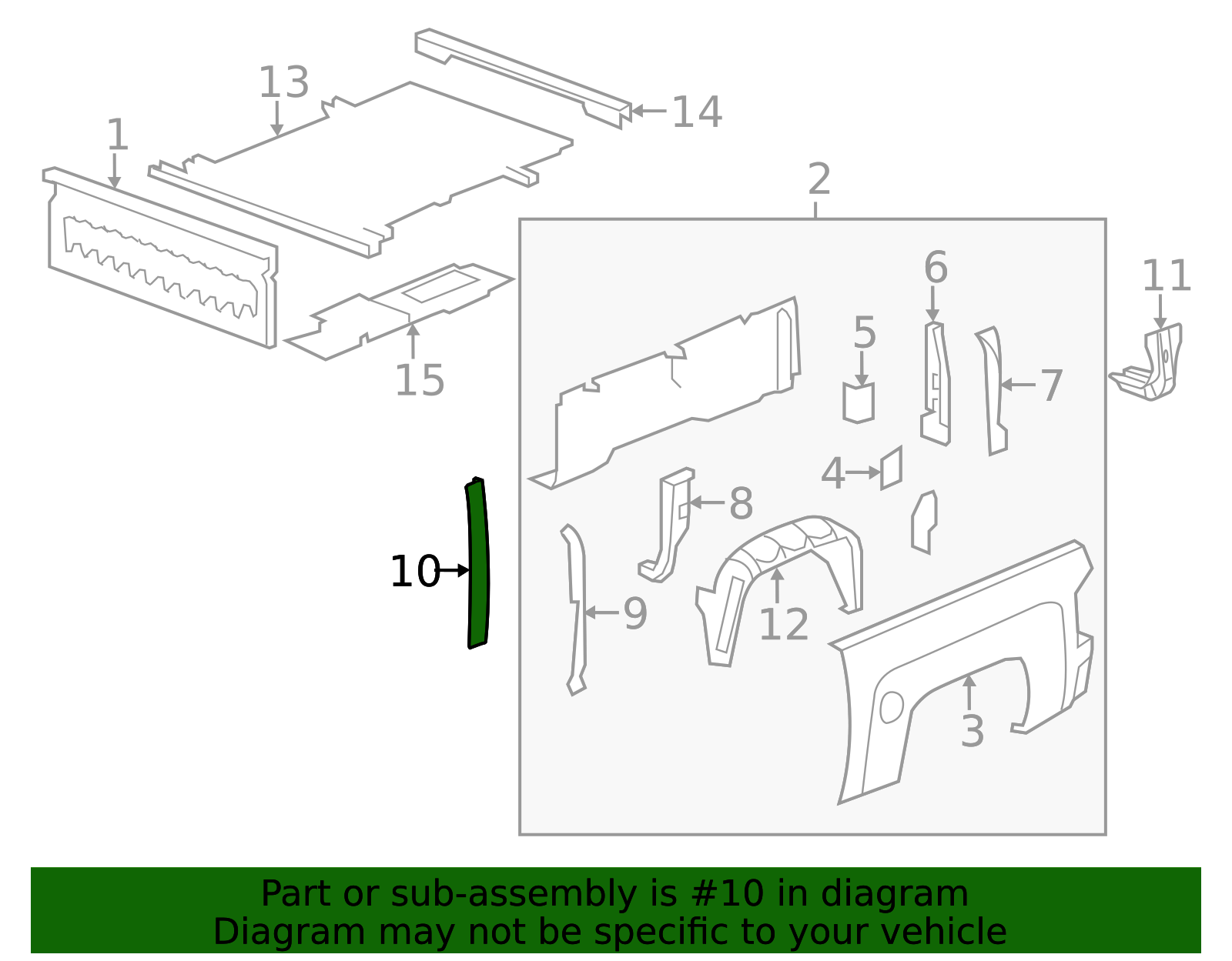 2014-2019 GM Air Deflector 22983161 GM | GMPartsDirect.com
