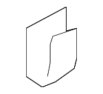 847471C000 - Body: Upper Cover Clip for Hyundai: Accent, Azera, Elantra Image