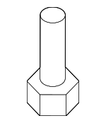 1243104101 - Body: Retainer for Genesis: GV80 Coupe | Hyundai: Elantra, Santa Fe, Santa Fe Sport, Santa Fe XL, Sonata, Tucson, XG350 Image