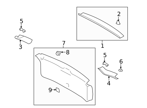 Interior Trim for 2013 Subaru XV Crosstrek #0