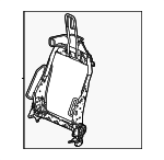 81525T60A11 - Body: Seat Back Frame for Honda Image