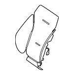 2069063904 - Body: Seat Back Heater for Mercedes-Benz Image