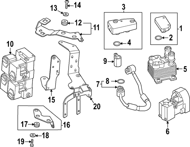 4K0816340G - HVAC: Plate for Audi Image